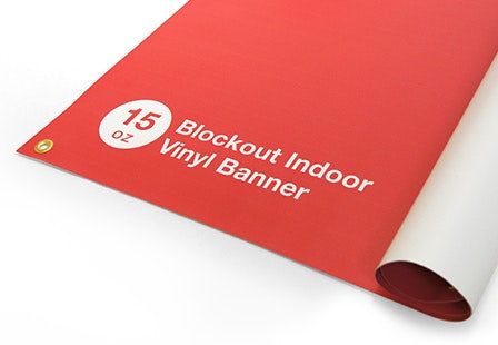 15oz Blockout Indoor Vinyl Banner